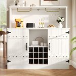Buffet et enfilade 120x40x120cm design moderne avec rangement multicouche et porte - verres, �l�gant ...