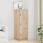 Maisonchic - buffet haut, bahut, armoire de rangement 34x40x108, 5 cm bois massif de pin fr888825 design ... Maisonchic - buffet haut, bahut, armoire de rangement 34x40x108, 5 cm bois massif de pin fr888825 design ...