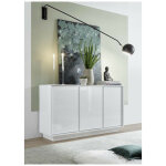 Azura home design - buffet ice blanc laqué 138 cm Azura home design - buffet ice blanc laqué 138 cm