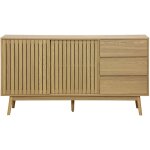 Buffet, meuble d'entrée coloris naturel, pieds en bois - longueur 150 x profondeur 40 x hauteur 80 cm ... Buffet, meuble d'entrée coloris naturel, pieds en bois - longueur 150 x profondeur 40 x hauteur 80 cm ...