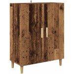 Buffet?meuble de rangement?bahut bois ancien 70 x 34 x 90 cm bois d'ing�nierie cfw989477