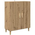 Buffet?meuble de rangement?bahut ch�ne artisanal 70 x 34 x 90 cm bois d'ing�nierie cfw558798