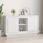 Buffet?meuble de rangement?bahut pour salon, salle à manger, cuisine blanc 102x35x60 cm bois d'ingénierie ... Buffet?meuble de rangement?bahut pour salon, salle à manger, cuisine blanc 102x35x60 cm bois d'ingénierie ...