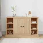 Buffet, meuble de rangement, bahut pour salon, salle � manger, cuisine ch�ne sonoma 100x35, 5x60 cm bois ...