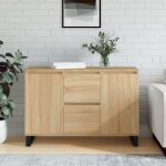 Buffet, meuble de rangement, bahut pour salon, salle  manger, cuisine chne sonoma 104x35x70 cm bois ...