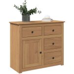 Buffet, meuble de rangement, bahut pour salon, salle  manger, cuisine avec tiroirs panama 93x40x80 cm ...