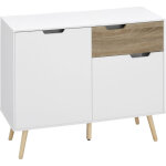 Buffet meuble de rangement sur pied scandinave placards pour salle de bain, salon, cusine, pieds en bois ...