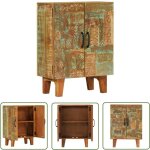 Buffet sculpté à la main 55x30x75 cm bois massif récupération - buffet vintage - meuble retro - commode ... Buffet sculpté à la main 55x30x75 cm bois massif récupération - buffet vintage - meuble retro - commode ...