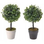 Buis artificiel dcoratif en pot de 23 cm
