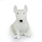 Bull terrier, bull terrier ii - statuette de chien, chien assis sur le bureau, d�coration pour le salon ...