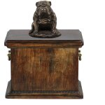 Bulldog ii - une urne pour les cendres de chien, une urne avec une statuette, une urne lgante dans ...