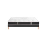 Bultex - ensemble matelas sommier 160 x 200 vitality 2. 1 160x200 + sommier gris fum + pieds