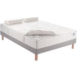 Pack surmatelas mmoire de forme 140x190 et oreillers ergonomiques bultex