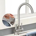 Bunthaus - mitigeur de cuisine avec distributeur de savon robinet de cuisine rotatif à 360° mitigeur ... Bunthaus - mitigeur de cuisine avec distributeur de savon robinet de cuisine rotatif à 360° mitigeur ...
