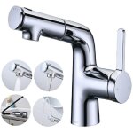 Bunthaus - mitigeur de lavabo avec douchette extractible robinet lavabo avec 3 jets mitigeur de lavabo ... Bunthaus - mitigeur de lavabo avec douchette extractible robinet lavabo avec 3 jets mitigeur de lavabo ...