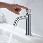Bunthaus robinet eau froide uniquement robinet temporis� pour lavabo robinet poussoir fermeture automatique ...