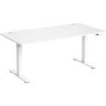 Bureau assis - debout, r�glable en hauteur, 160 x 80 cm, avec port usb - c, fonction m�moire 3 hauteurs, ...