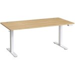 Bureau assis - debout, r�glable en hauteur, 160 x 80 cm, avec port usb - c, fonction m�moire 3 hauteurs, ...