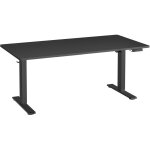Bureau assis - debout, r�glable en hauteur, 160 x 80 cm, avec port usb - c, fonction m�moire 3 hauteurs, ...