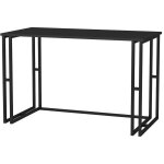 Bureau bois anthracite et mtal noir kinoa 120cm