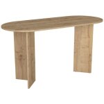 Vente - unique - bureau console - coloris : naturel clair - topania Vente - unique - bureau console - coloris : naturel clair - topania