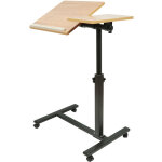 Bureau debout à 4 roulettes, réglable en hauteur, table pour ordinateur portable, bureau assis - debout ... Bureau debout à 4 roulettes, réglable en hauteur, table pour ordinateur portable, bureau assis - debout ...
