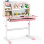 Costway bureau enfants avec r�glable en hauteur (50, 5 - 73 cm) & plateau inclinable(0 - 60�), table ...