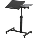 Haloyo - bureau mobile avec 4 roulettes, bureau haut, rglable en hauteur, poste de travail mobile, table ...