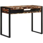 Vidaxl - bureau multicolore 100x50x75 cm bois massif de rcupration
