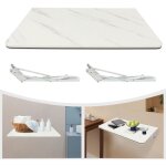 Bureau mural, table pliante murale pour petits espaces, bureau pliable pour buanderie, bureau � domicile, ...