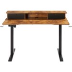 Mophorn - bureau r�glable en hauteur poste de travail �lectrique assis - debout de 47, 2' x 23, 6', support ...
