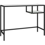 Helloshop26 - bureau table poste de travail meuble d'ordinateur informatique tude d'ordinateur marbre ...