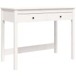 Helloshop26 - bureau table poste de travail meuble d'ordinateur informatique étude avec tiroirs 100 x ... Helloshop26 - bureau table poste de travail meuble d'ordinateur informatique étude avec tiroirs 100 x ...