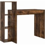 Bureau?table de travail?secr�taire d'�criture ch�ne fum� panneau de particules moyen cfw64006