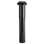 Burgerhout - ventilation sortie de toit + chapeau �100mm alu / noir