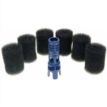 Buse anti - projection rtgpt avec 6 brosses en mousse pour robot piscine polaris 280, quivalent  la ...