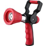 Buse de pompier haute pression, buse de tuyau d'arrosage en métal robuste avec poignée ergonomique coulissante ... Buse de pompier haute pression, buse de tuyau d'arrosage en métal robuste avec poignée ergonomique coulissante ...