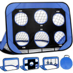 But de foot enfant ext�rieur avec sac port�, 4 modes cage de foot pliable 120 80 80 cm, id�al pour le ...