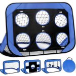 But de foot enfant extrieur avec sac port, 4 modes cage de foot pliable 120 80 80 cm, idal pour le ...