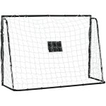 But de football - cage de foot - but futsal dim. 186l x 62l x 123h cm - ch�ssis m�tal filet pe - piquets ...