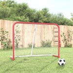 But de hockey avec filet rouge et blanc 153x60x118 cm But de hockey avec filet rouge et blanc 153x60x118 cm