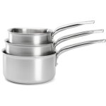 De buyer - s�rie de 3 casseroles inox 16 / 18 / 20cm 3601. 03