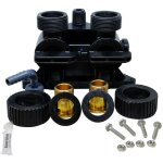 By - pass plastique avec raccordement en 20 / 27 pour vanne autotrol 255 /