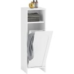 Sobuy - bzr161 - w armoire  linge meuble bas de salle de bain corbeille  linge meuble de rangement ...