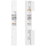 Sobuy - bzr167 - gw meuble colonne salle de bain, armoire de rangement placard de rangement �troite, ...