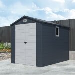 Cabane de jardin 192x278x219cm en polypropyl�ne d'ext�rieur trasimeno