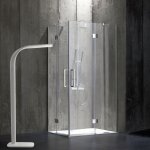 Iperbriko - cabine de douche 70x90 en verre 6mm Iperbriko - cabine de douche 70x90 en verre 6mm