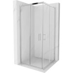 Mexen ? cabine de douche carr�e 90 x 90 cm avec portes coulissantes ? verre tremp� 6 mm, finition chrome ...