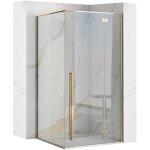 Rea - cabine de douche fargo 100x80 gold Rea - cabine de douche fargo 100x80 gold