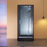 Cabine douche hammam xone 100 miroir bleu archipel® - 100x90 cm Cabine douche hammam xone 100 miroir bleu archipel® - 100x90 cm